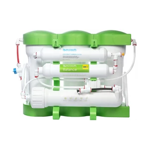 Ecosoft P'URE Balance purificator de apa cu osmoza inversa cu rezervor, cu un sistem special de mineralizare (continut de minerale disponibil de 60-80 mg/l)