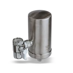 Filtru de apa pentru robinet Economy inox cu filtru de carbon activ